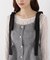リボンペプラムジレ 26AW