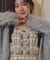 ＜加藤栞さん着用＞シャギーショートカーディガン