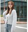 ＜加藤栞さん着用＞シャギーショートカーディガン