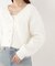 ＜加藤栞さん着用＞シャギーショートカーディガン