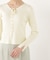パール付きリボンニット 26AW