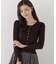 パール付きリボンニット 26AW