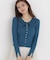パール付きリボンニット 26AW