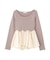 ＜a／mie＞チューリップペプラムヘムニット 26AW