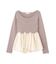＜a／mie＞チューリップペプラムヘムニット 26AW