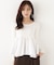 ＜a／mie＞チューリップペプラムヘムニット 26AW