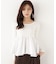 ＜a／mie＞チューリップペプラムヘムニット 26AW