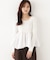＜a／mie＞チューリップペプラムヘムニット 26AW