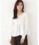 ＜a／mie＞チューリップペプラムヘムニット 26AW
