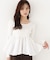 ＜a／mie＞チューリップペプラムヘムニット 26AW