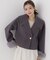 フェイクファー付きワイドカラーショートコート 26AW