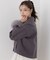 フェイクファー付きワイドカラーショートコート 26AW