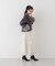 フェイクファー付きワイドカラーショートコート 26AW