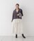 フェイクファー付きワイドカラーショートコート 26AW