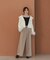 フェイクファー付きワイドカラーショートコート 26AW
