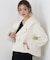 フェイクファー付きワイドカラーショートコート 26AW