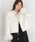 フェイクファー付きワイドカラーショートコート 26AW