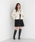 フェイクファー付きワイドカラーショートコート 26AW