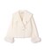 フェイクファー付きワイドカラーショートコート 26AW