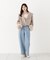 フェイクファー付きワイドカラーショートコート 26AW