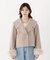 フェイクファー付きワイドカラーショートコート 26AW