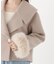 フェイクファー付きワイドカラーショートコート 26AW