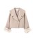 フェイクファー付きワイドカラーショートコート 26AW