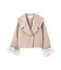 フェイクファー付きワイドカラーショートコート 26AW