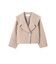 フェイクファー付きワイドカラーショートコート 26AW