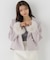 フェイクファー付きワイドカラーショートコート 26AW