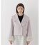 フェイクファー付きワイドカラーショートコート 26AW