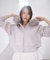 フェイクファー付きニットパーカー 26AW