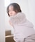 フェイクファー付きニットパーカー 26AW