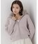 フェイクファー付きニットパーカー 26AW
