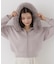 フェイクファー付きニットパーカー 26AW
