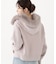 フェイクファー付きニットパーカー 26AW