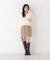 フェイクファー付きニットパーカー 26AW