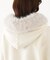 フェイクファー付きニットパーカー 26AW