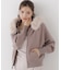 フェイクファー付きニットパーカー 26AW