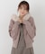 フェイクファー付きニットパーカー 26AW