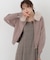 フェイクファー付きニットパーカー 26AW