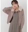 フェイクファー付きニットパーカー 26AW