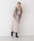 フェイクファー付きニットパーカー 26AW