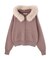フェイクファー付きニットパーカー 26AW