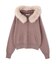 フェイクファー付きニットパーカー 26AW