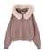 フェイクファー付きニットパーカー 26AW