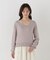 Vネック総針ニット 26AW
