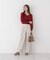 Vネック総針ニット 26AW