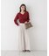 Vネック総針ニット 26AW