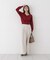 Vネック総針ニット 26AW